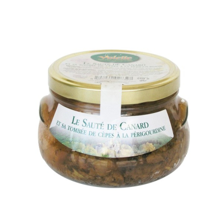 Le Sauté de Canard et sa Tombée de Cèpes à la Périgourdine Le Sauté de Canard et sa Tombée de Cèpes à la Périgourdine