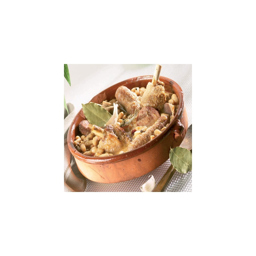 Le Lot de 2 Cassoulets au Confit de Canard - 840 g