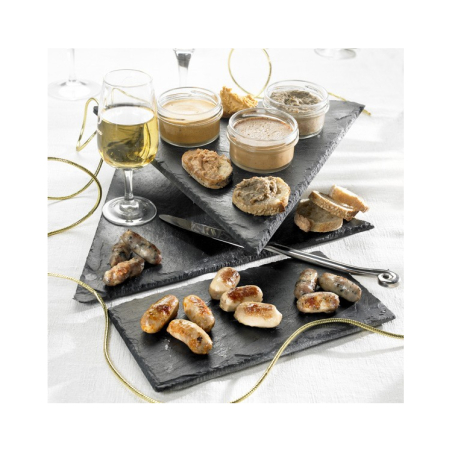 Le Lot de 2 Petites Saucisses de Toulouse au Colis de Tomates, Basilic et Piment d'Espelette 200 g