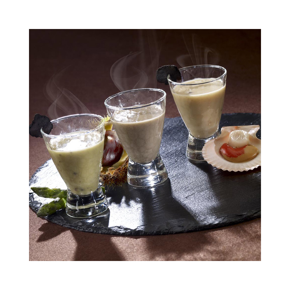 La Crème d’Asperges Vertes aux Truffes de la Saint-Jean (1,5% de Truffes «Tuber Aestivum»)