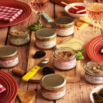 Je vois rouge, mais bon » Terrine de Volaille au Pesto rouge et Pequillos - 3 bocaux de 90 g