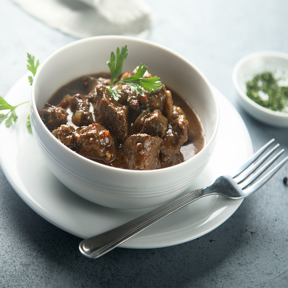 Tendresse de Noix de Joue de Boeuf à la Bière du Périgord,  bocal 560 g
