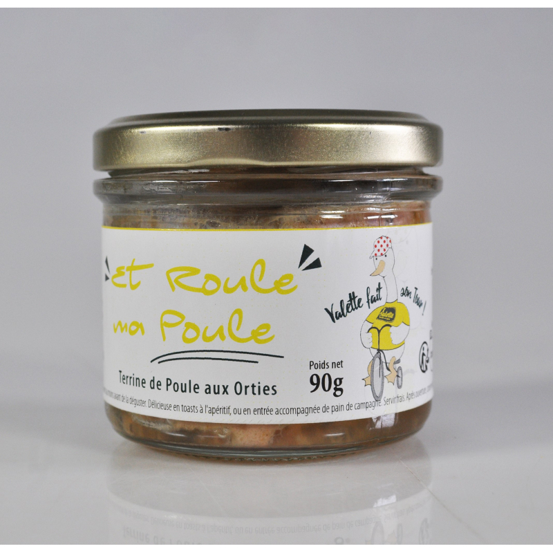 Lot de 2 "Mémé dans les Orties - La Terrine de Poulet aux Orties" 2 x 90 G Lot de 2 "Mémé dans les Orties - La Terrine de Poulet aux Orties" 2 x 90 G