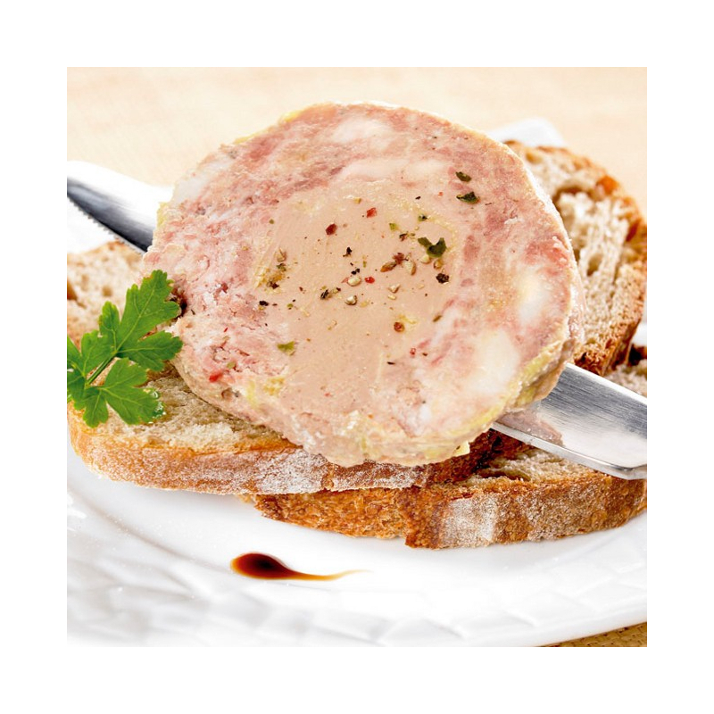 "Le Fameux Papitou" Pâté au Foie de Canard (Noyau 30 % de Bloc de Foie Gras) "Le Fameux Papitou" Pâté au Foie de Canard (Noyau 30 % de Bloc de Foie Gras)