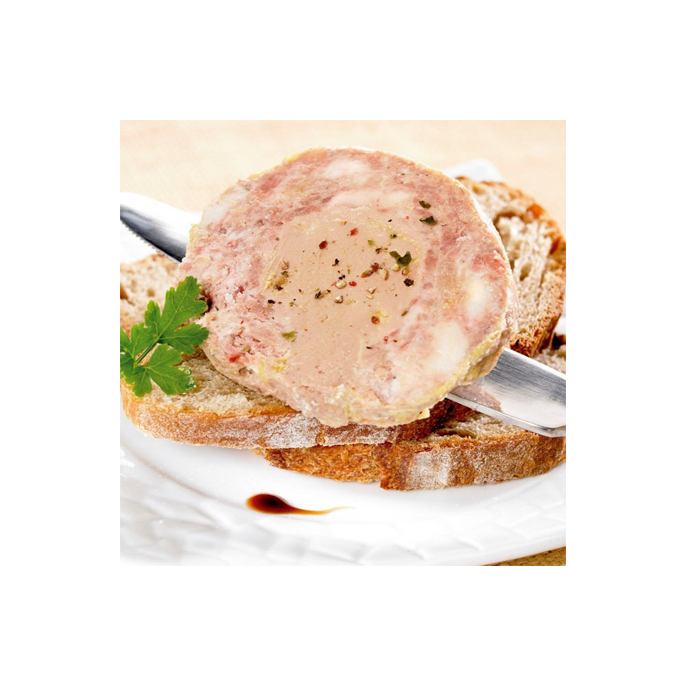 "Le Fameux Papitou" Pâté au Foie de Canard (Noyau 30 % de Bloc de Foie Gras)