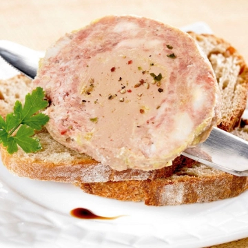 "Le Fameux Papitou" Pâté au Foie de Canard (Noyau 30 % de Bloc de Foie Gras)