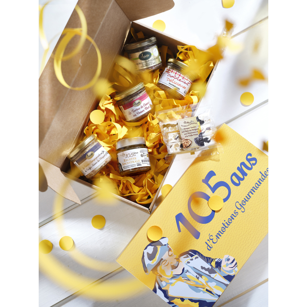 Coffret Valette "105 ans d'émotions gourmandes", Valette Gastronomie