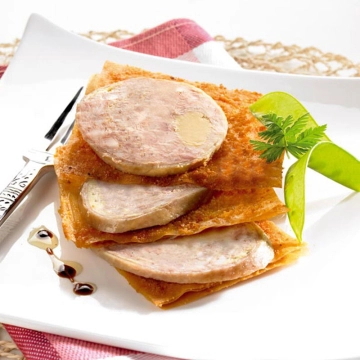 Lot de 1 Cou farci au foie...